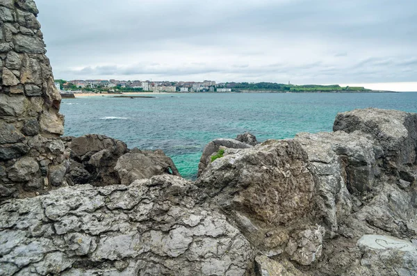 Paisaje Marino Verano Santander Cantabria Norte España — Foto de Stock