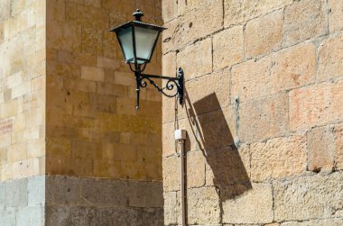 İspanya, Castilla y Leon 'daki Salamanca şehrinin mimari detayları.