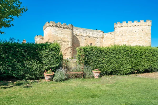 Topas Spain August 2021 Renaissance Style Castle Villanueva Del Canedo — стоковое фото