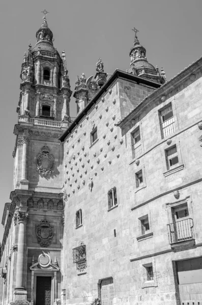 Architecture Salamanca Castilla Leon Spain Facade Casa Las Conchas Building — стоковое фото
