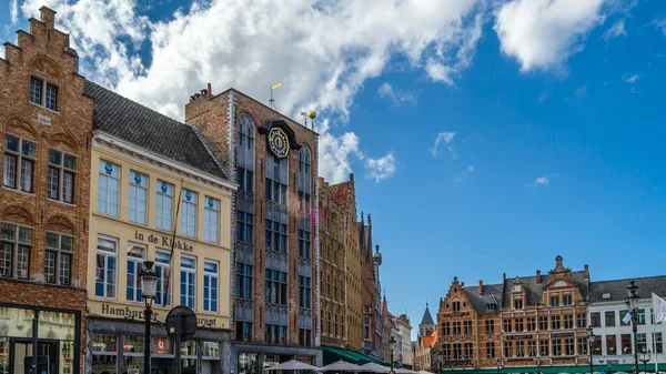 Bruges Belgio Agosto 2013 Paesaggio Urbano Architettura Bruges Fiandre Belgio — Foto Stock