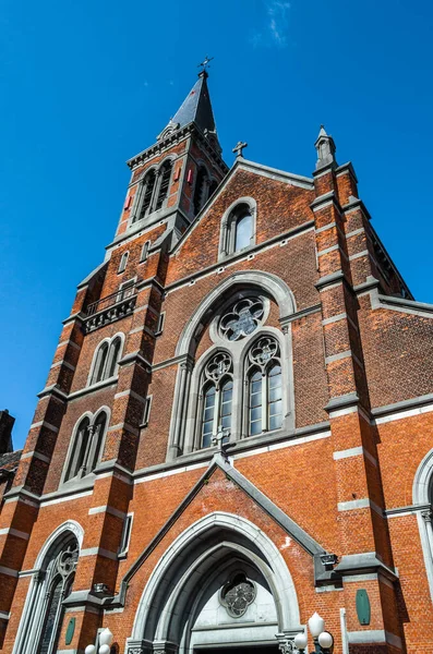 Kentsel manzara, Bruges, Flanders, Belçika 'da ortaçağ mimarisi