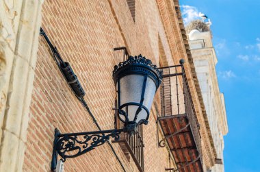 Alcala de Henares, Madrid, İspanya 'daki mimari detaylar