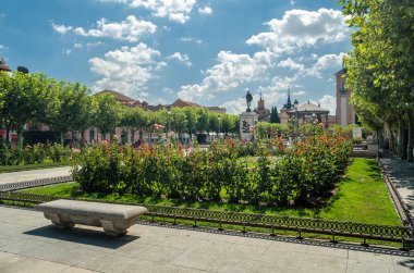 Cervantes Meydanı, Alcala de Henares, Madrid, İspanya