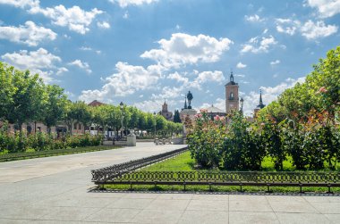 Cervantes Meydanı, Alcala de Henares, Madrid, İspanya