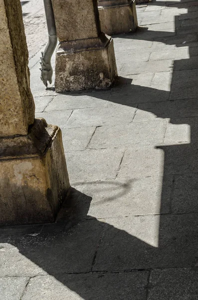 Alcala de Henares, Madrid, İspanya 'daki mimari detaylar