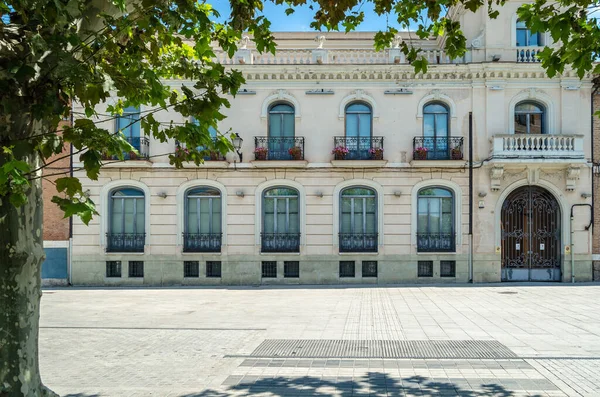 Scena Miejska Architektura Alcala Henares Madryt Hiszpania — Zdjęcie stockowe