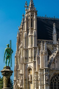 Dini mimari, Brüksel, Belçika 'da bir kilise manzarası
