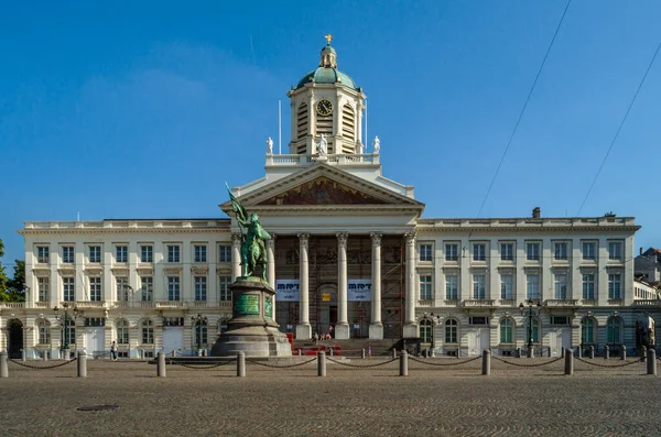 Brussels Belgium Серпня 2013 Міська Сцена Вулиці Будівлі Брюсселі Бельгія — стокове фото