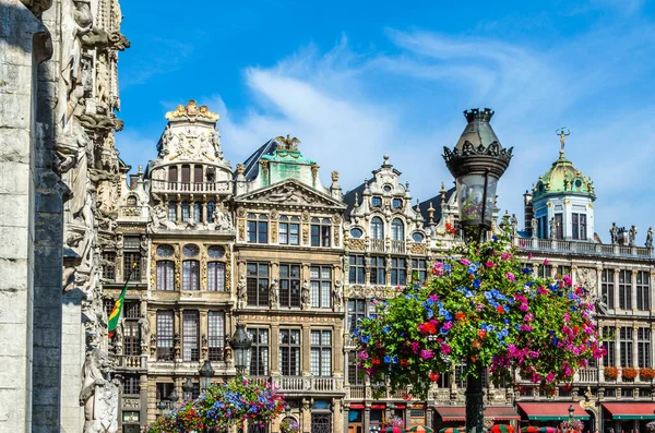 Architecture Belle Grand Place Place Centrale Bruxelles Belgique Classée Patrimoine — Photo