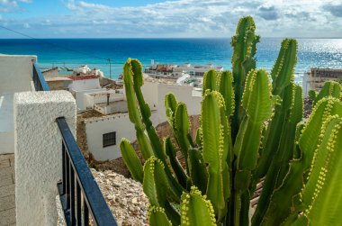 Alicante ili, İspanya 'nın Akdeniz beyaz köyü Altea' da mimarlık