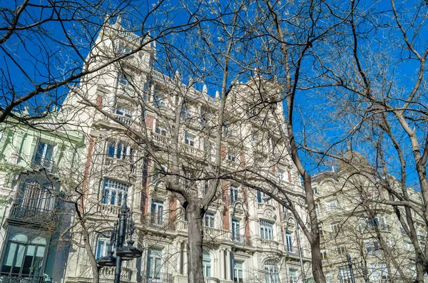 Urban Scene Architecture Detail Madrid Spain — Stock Photo, Image