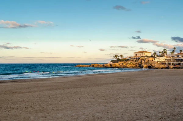 Blick Auf Den Strand Von Arenal Javea Xabia Provinz Alicante — Stockfoto