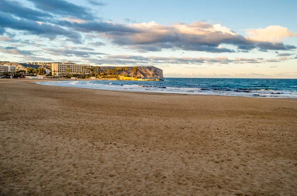 Vista Playa Del Arenal Javea Xabia Provincia Alicante Comunidad Valenciana —  Fotos de Stock