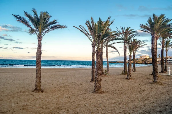 Vista Playa Del Arenal Javea Xabia Provincia Alicante Comunidad Valenciana —  Fotos de Stock