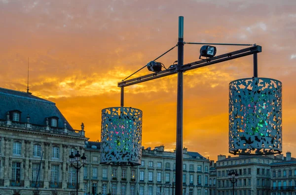 Arquitetura Cidade Bordéus Gironde Sudoeste França — Fotografia de Stock