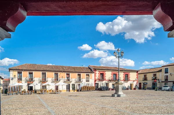 Navalcarnero Spain September 2021 Main Square Plaza Segovia Місті Навалкарнеро — стокове фото