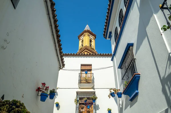 Iglesia Casco Antiguo Estepona Provincia Málaga Sur España — Foto de Stock