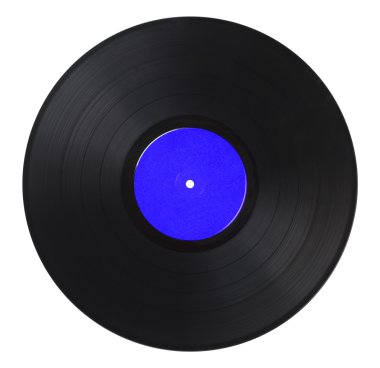 Vinil plak mavi