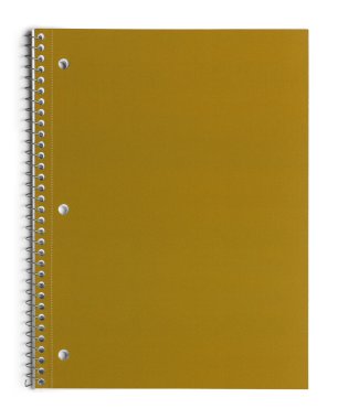 Sarı spiral defter