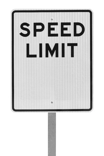 Обмеження швидкості знак — стокове фото