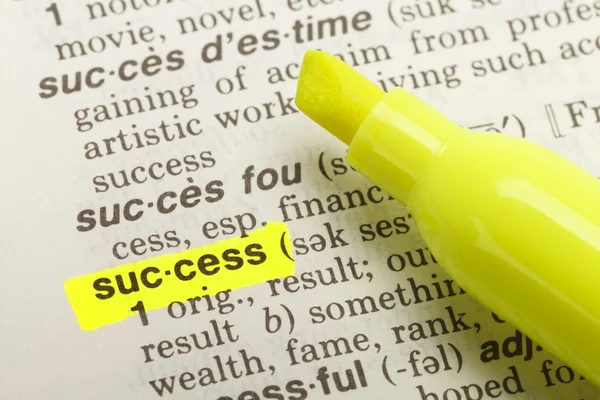 Success Definition — Stock Photo, Image