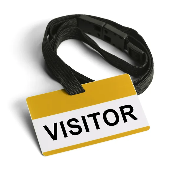 Visitor Badge — Stock Photo, Image