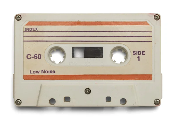 Cassette de bande blanche — Photo