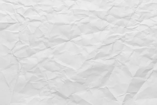 Papel enrugado branco — Fotografia de Stock
