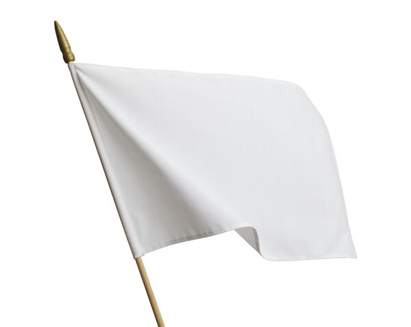 White Flag Stock Picture