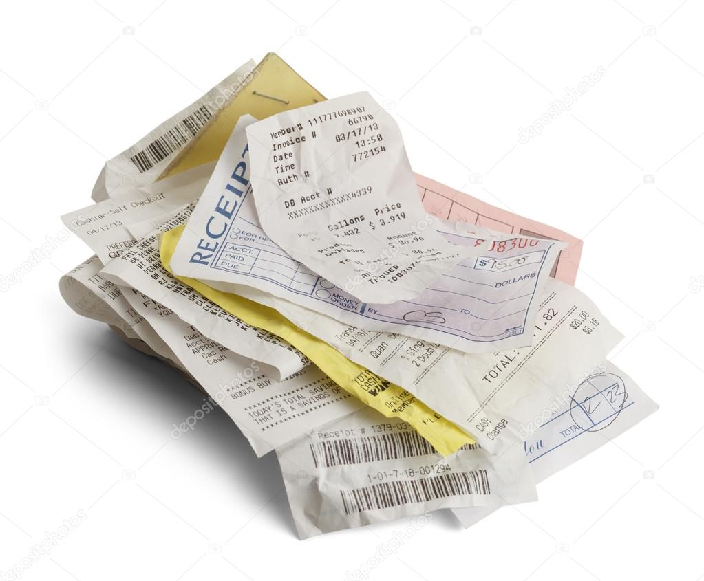 Stack of Receipts — Stock Photo © PixelRobot #45472497