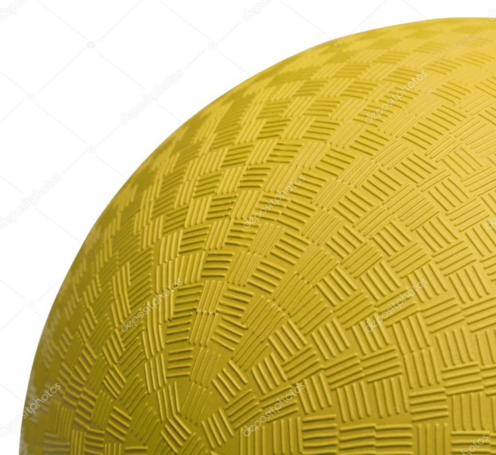 Yellow Dodge Ball Close Up
