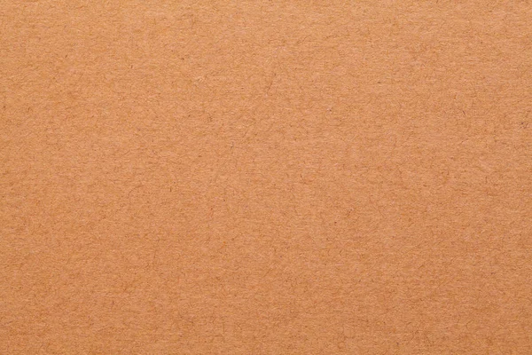Flat Brown Cardboard Smooth Textured Background Close — Foto Stock