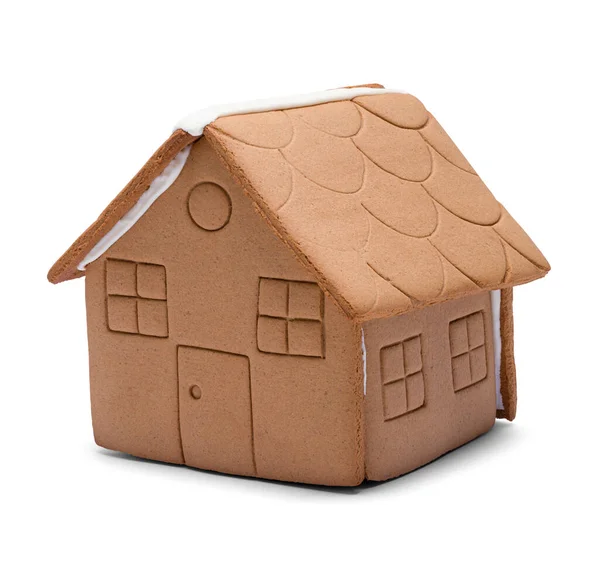 Zencefilli Kurabiye Evi Beyaz Kesildi.