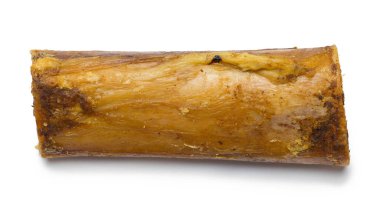 İnek Kemiği Çiğnenmiş Üst Manzara Beyaz Kesildi.