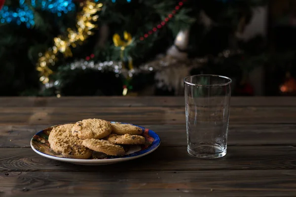 Biscotti Bicchiere Vuoto — Foto Stock