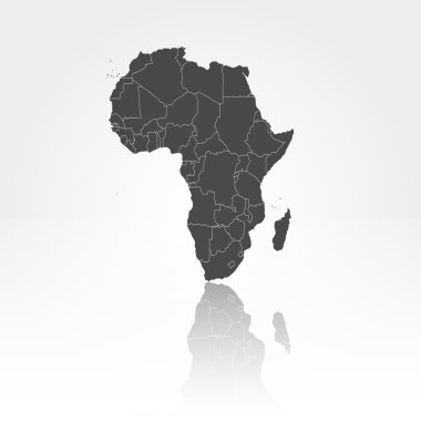 Afrika harita arka plan