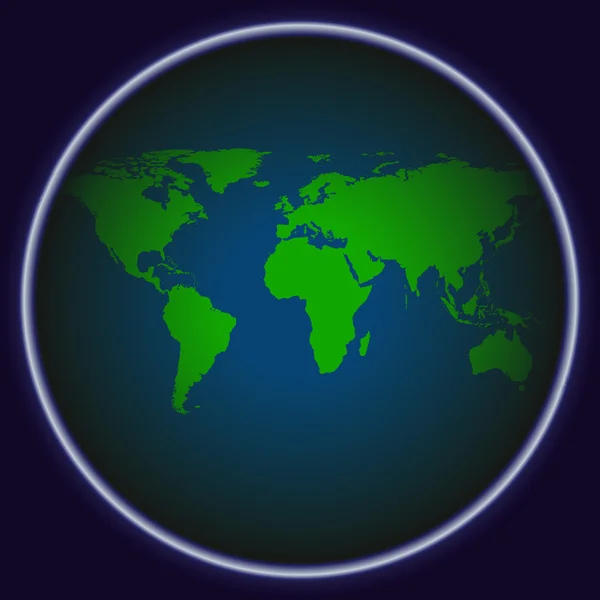 Αφηρημένη παγκόσμιο χάρτη — Διανυσματικό Αρχείο