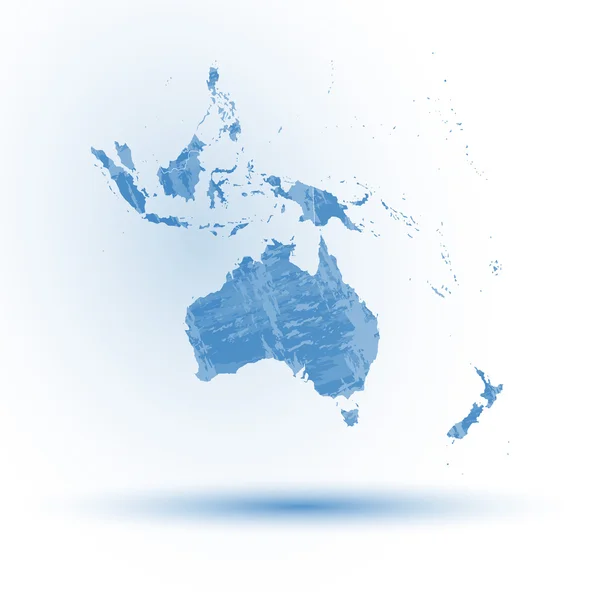 Фон карты Австралии — стоковый вектор