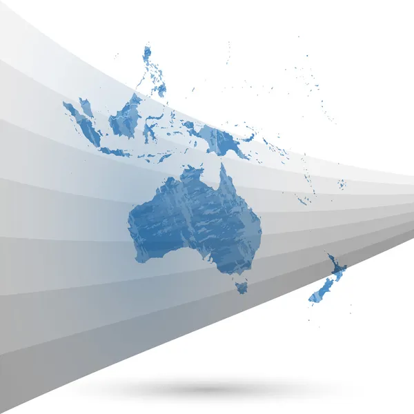 Australien karta bakgrund — Stock vektor