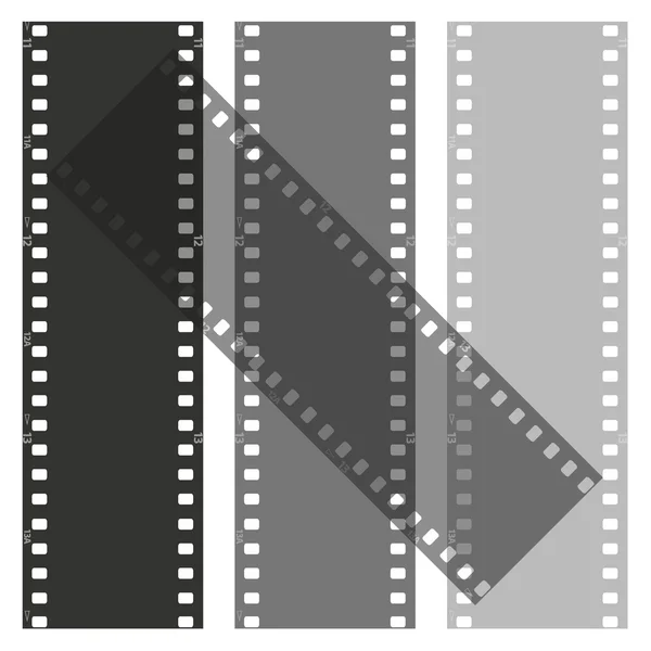 Set of films pattern — Stock Vector