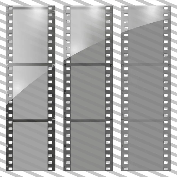 Set of films pattern — Stock Vector