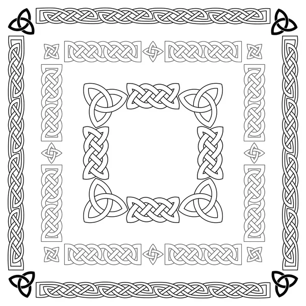 Celtic knots, patterns — Stock Vector