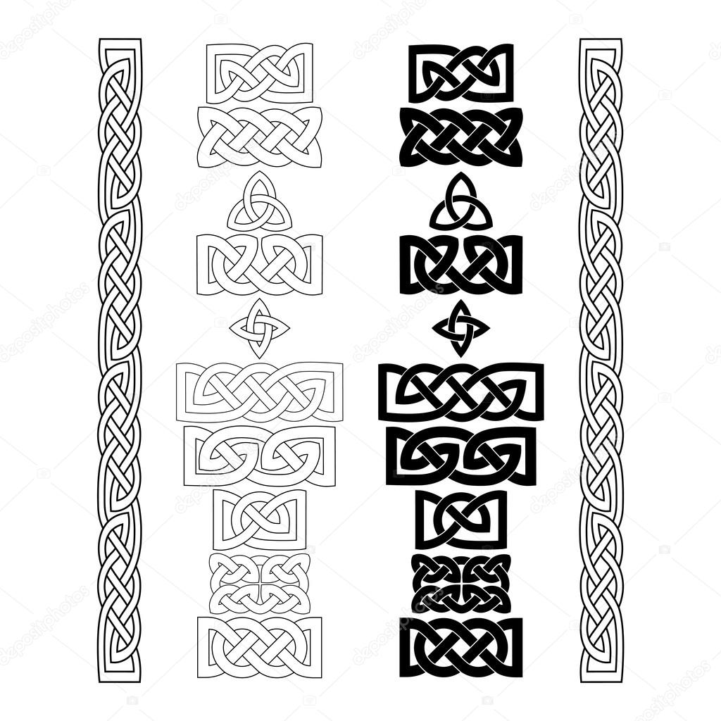 Celtic knots, patterns