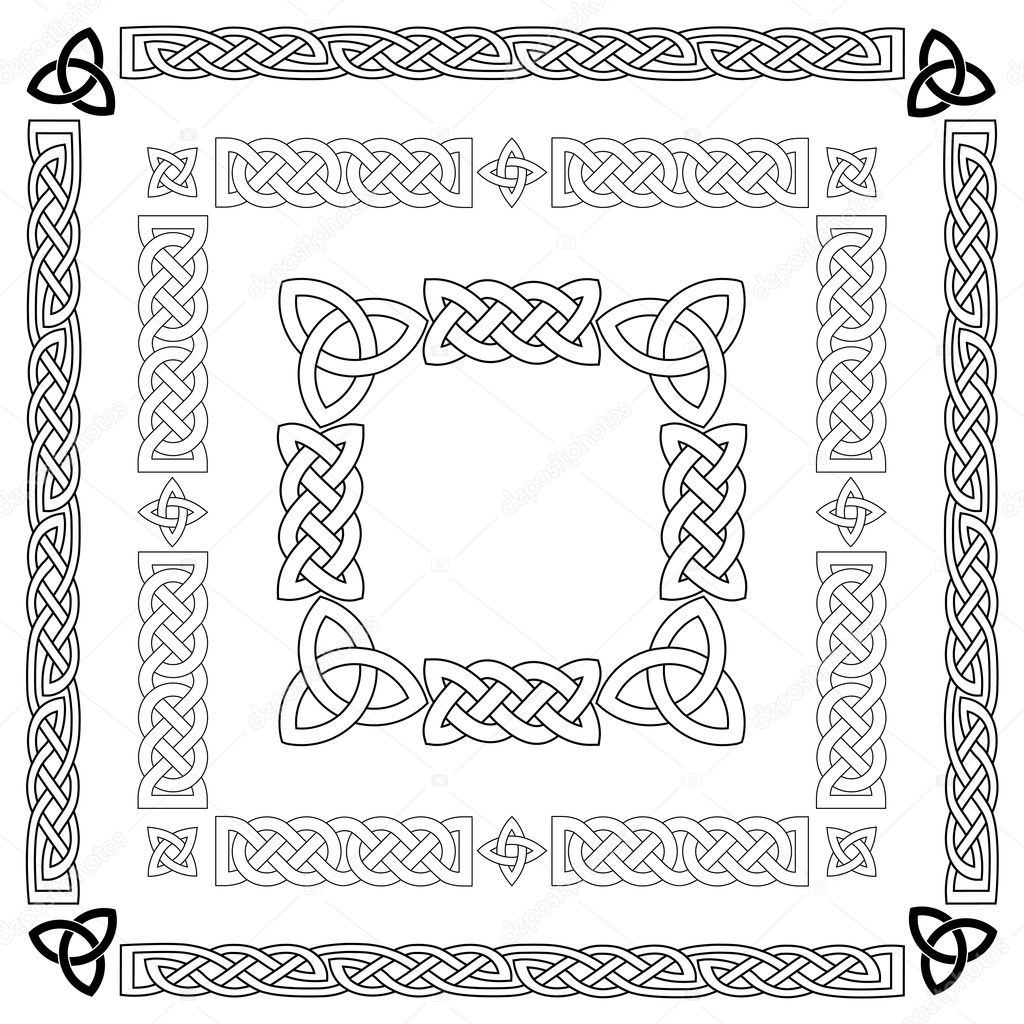 Celtic knots, patterns