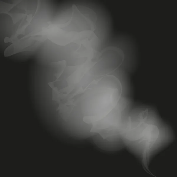 Белый дым — стоковый вектор