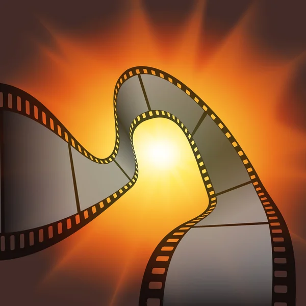 Filmový pás proti blesku — Stockový vektor