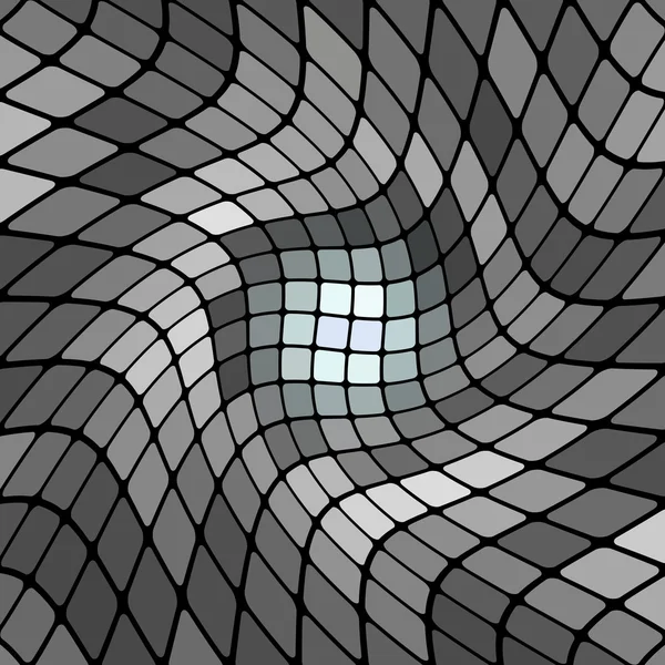 Fundo vetor mosaico cinza abstrato — Vetor de Stock