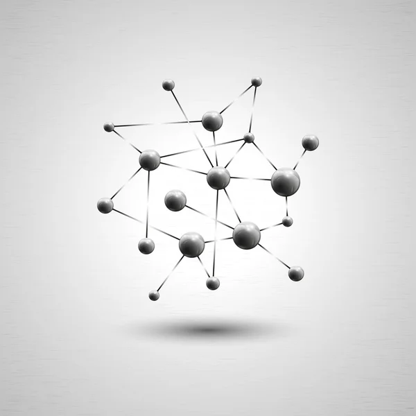 分子構造ベクトル図背景 — ストックベクタ