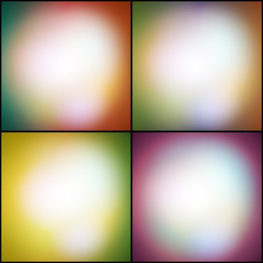 çok renkli arka planlar soyut kümesi, ufuk ışık illüstrasyon vektör.